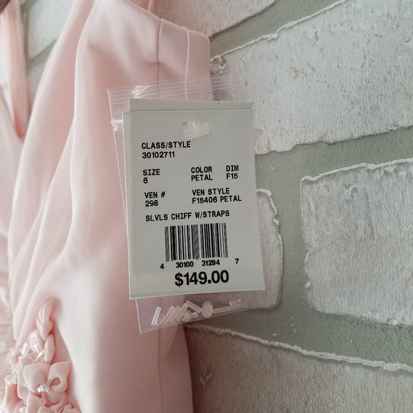 David's Bridal Soft Pink Dress 💞 - Picture 6 of 8